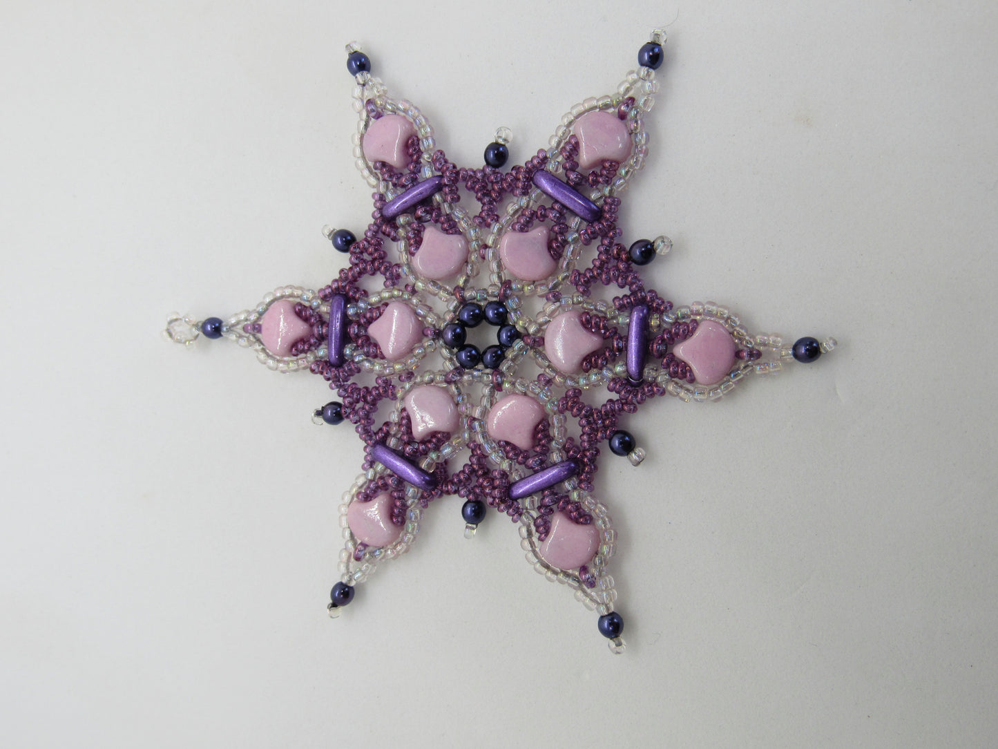 Barbara Beaded Snowflake Pattern Tutorial