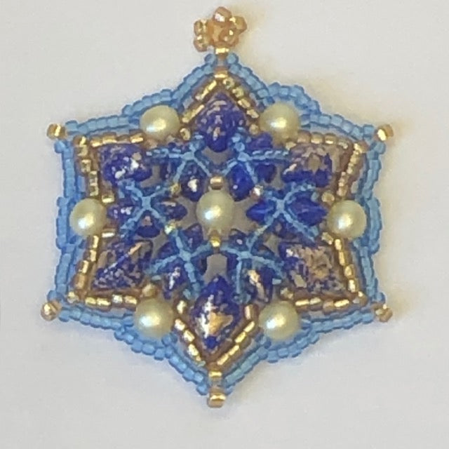 Maryann Beaded Snowflake Pattern Tutorial