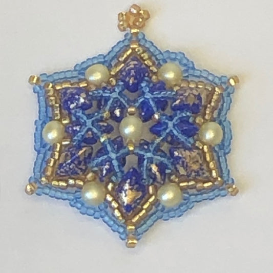 Maryann Beaded Snowflake Pattern Tutorial