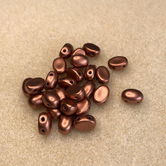 111623021 - 5x7mm Samos Par Puca - Matte Copper Gold