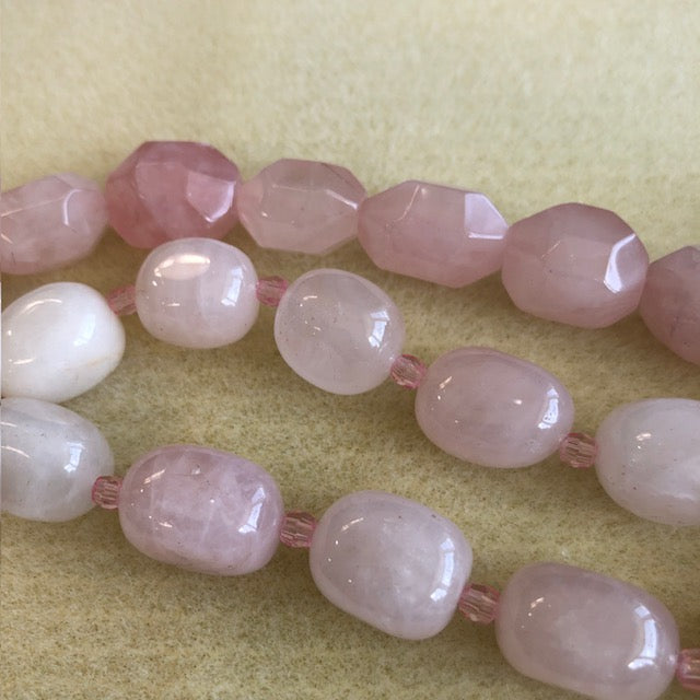 18x13mm Rose Quartz Rounded Nugget