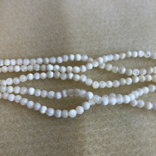 4mm Mother of Pearl Smooth Round
