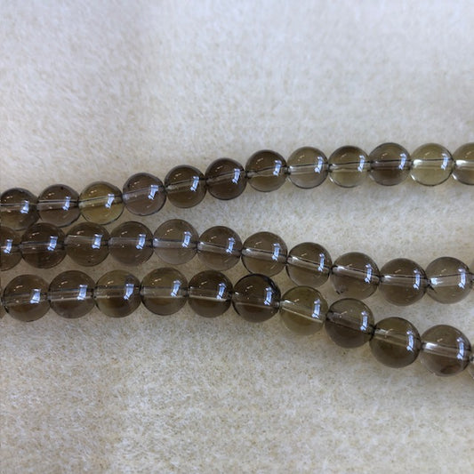 8mm Lemon Quartz Smooth Round