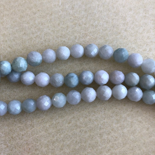 8mm Burma Jade Faceted Round