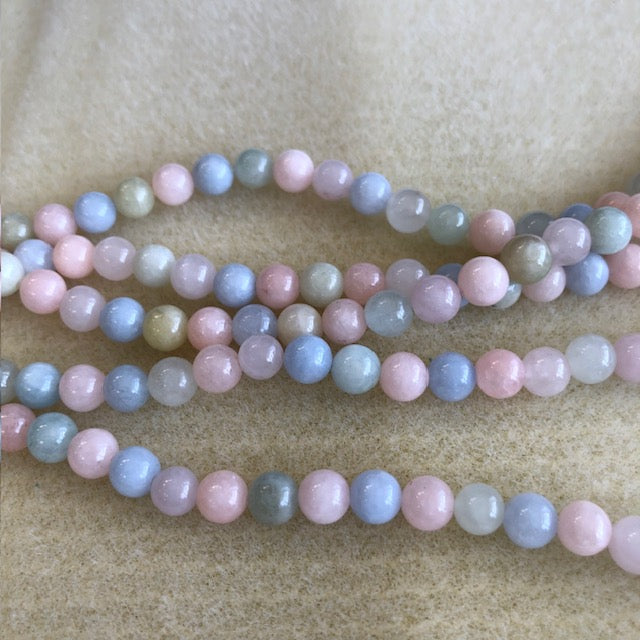6mm Morganite Smooth Round