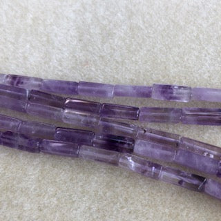 13x4mm Cape Amethyst Cylinder Rectangle
