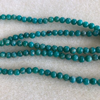 5mm Russian Amazonite Smooth Round