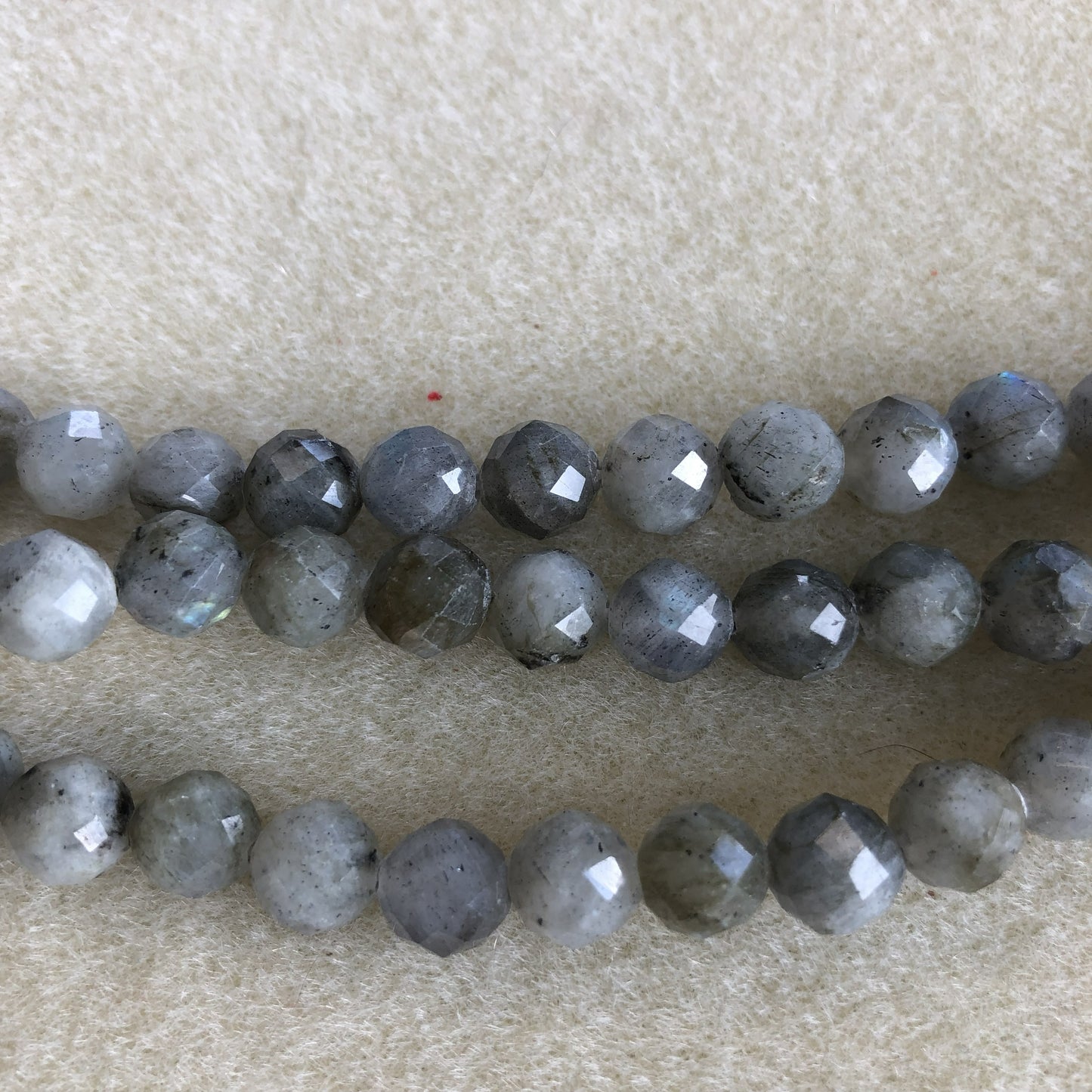 8mm Labradorite Faceted Round