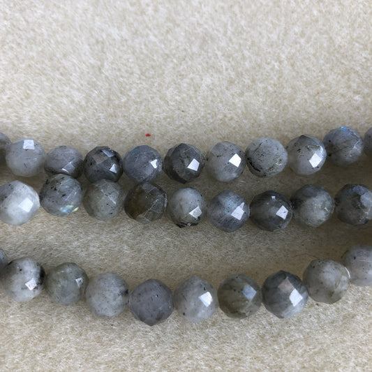 8mm Labradorite Faceted Round