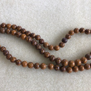 6mm Golden South Jade Smooth Round