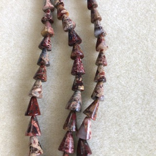 10x8mm Braciated Jasper Ice Cream Cone
