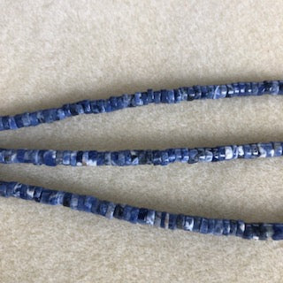 4x3mm Sodalite Heishi