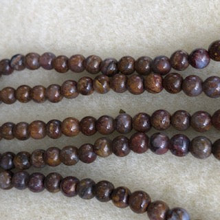 5mm Natural Brown Pietersite Smooth Round