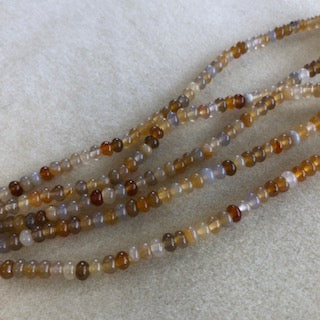 6x4mm Transluscent Yellow Aventurine Rondelle