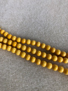 6mm Yellow Jade Smooth Round