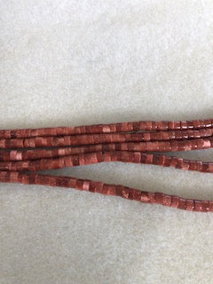 4x2mm Goldstone Heishi