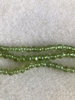 4mm Natural Peridot Smooth Round
