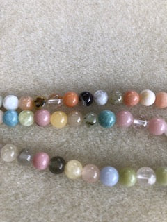 6mm Mixed Stone Smooth Round