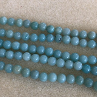 6mm Amazonite Smooth Round