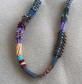 Sampler Beaded Necklace Pattern Tutorial