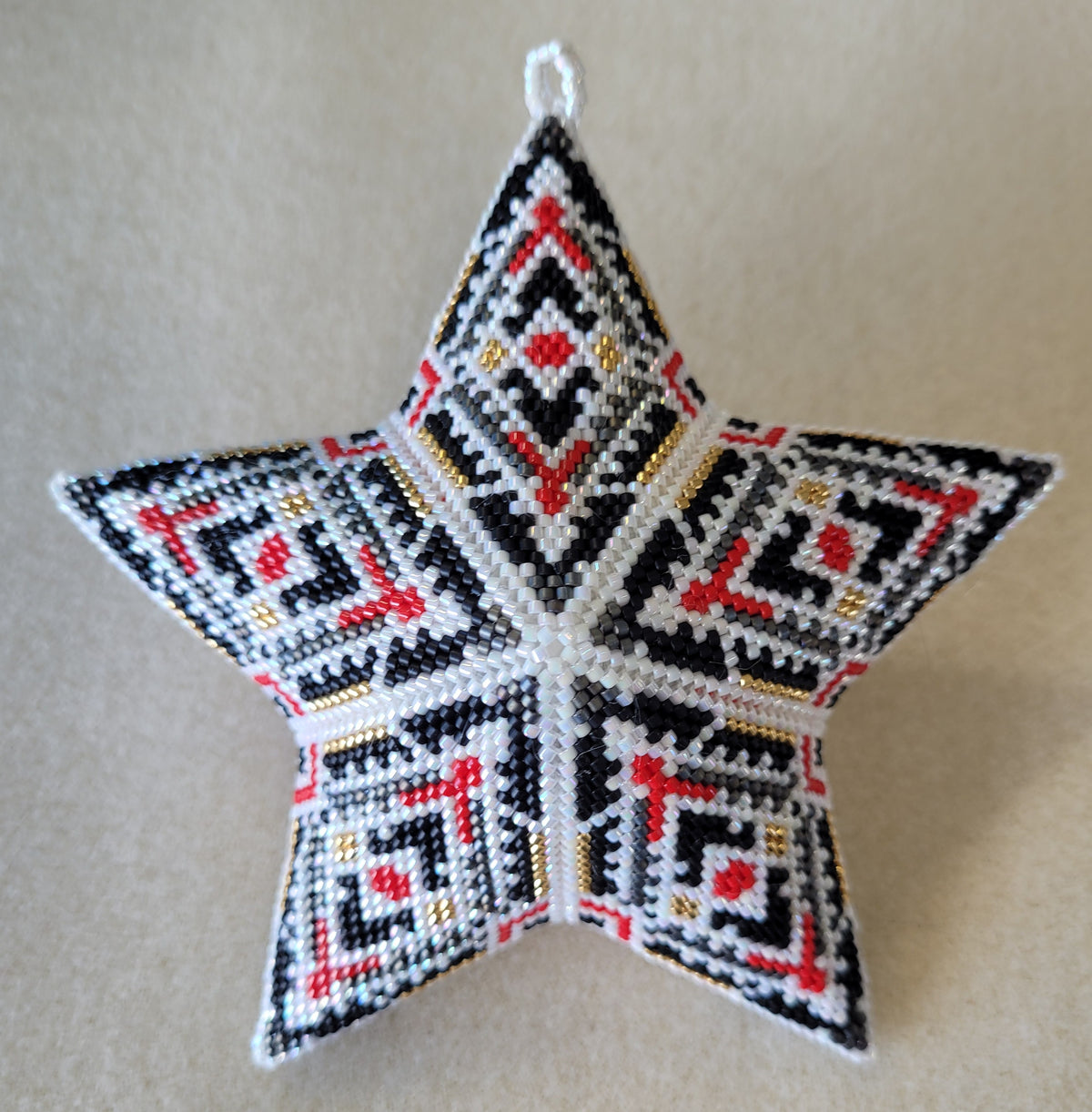 Heritage 3D Puffy Peyote Star