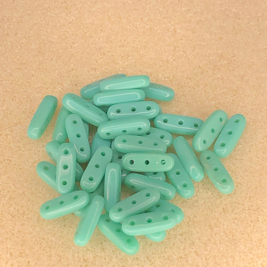 10x3mm Czechmate Beam - Turquoise