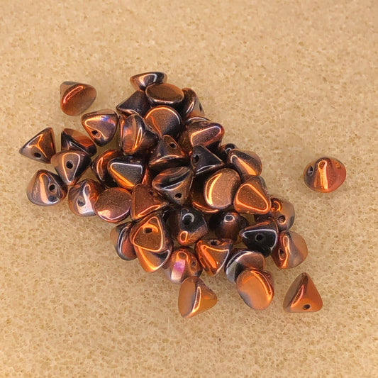 4mm Button Bead - Jet Sunset Full