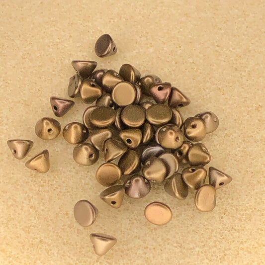 4mm Button Bead - Zinc iris
