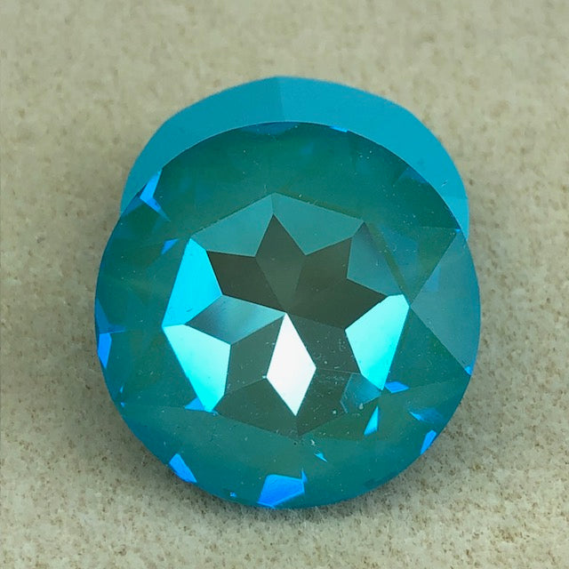 Aquamarine - 27mmm Gem Flower Rhinestone