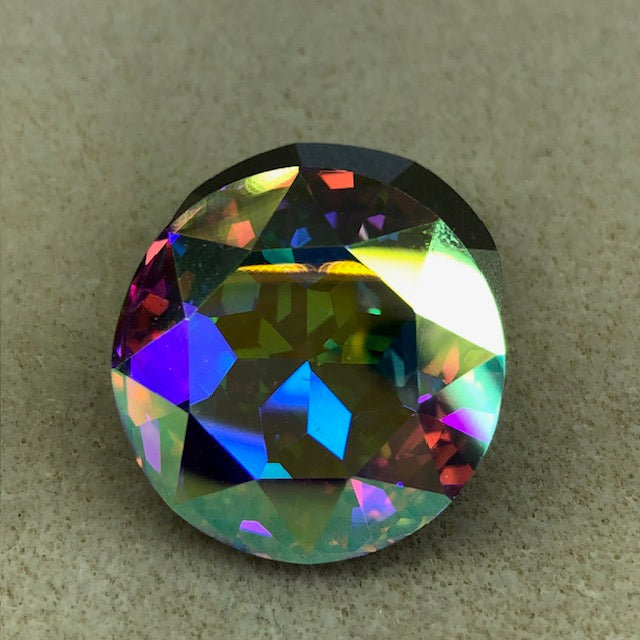 Crystal AB - 27mmm Gem Flower Rhinestone