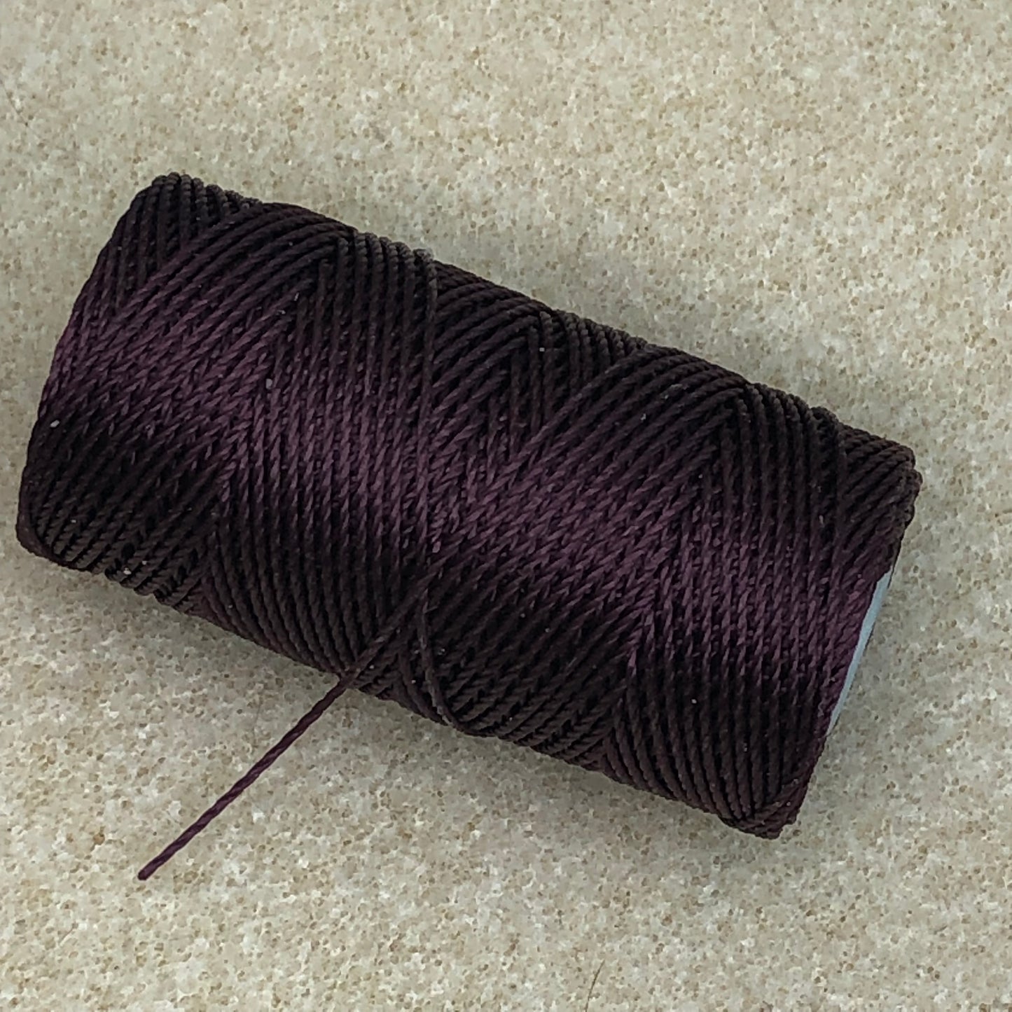 CLon Fine Wt Bead Cord Tex135 50 yd - Eggplant