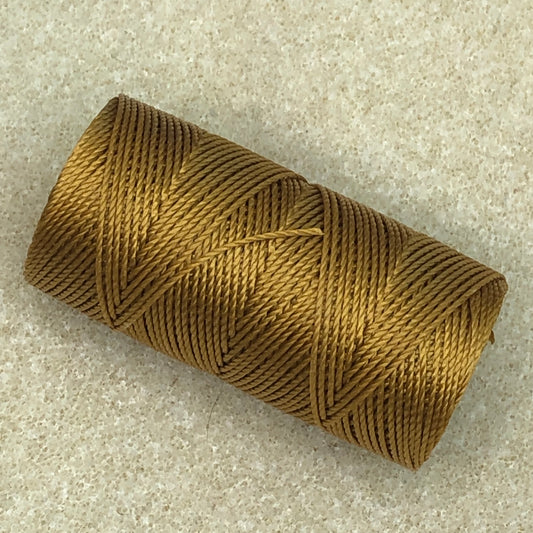 CLon Fine Wt Bead Cord Tex135 50 yd - Gold