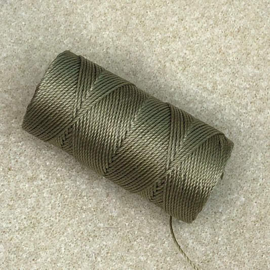 CLon Fine Wt Bead Cord Tex135 50 yd - Khaki