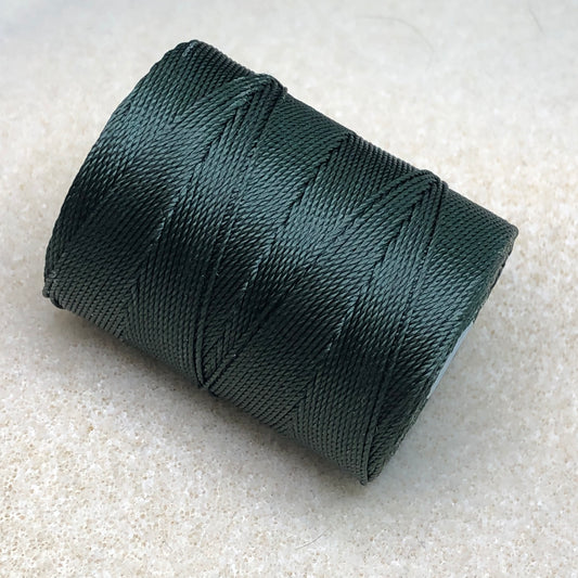 CLon Fine Wt Bead Cord Tex135 136 yd - Forest Green