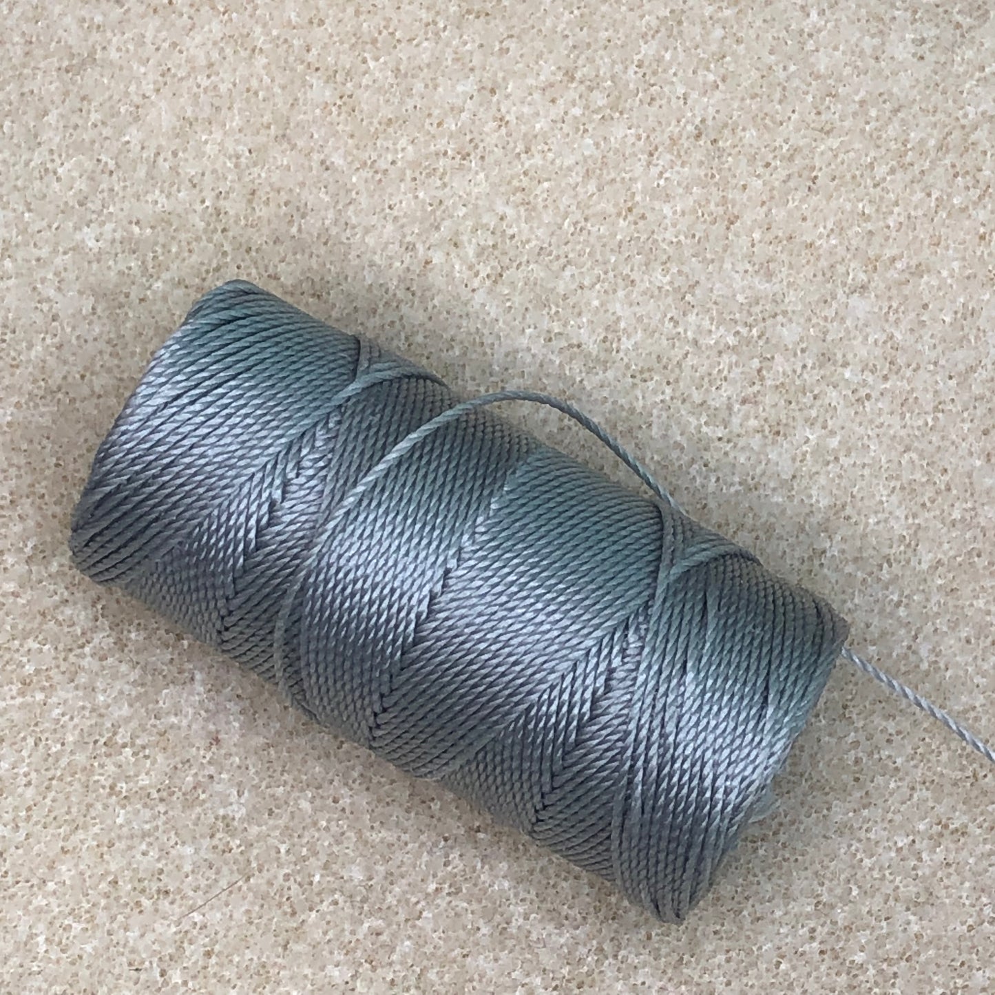 CLon Fine Wt Bead Cord Tex135 50 yd - Nickel