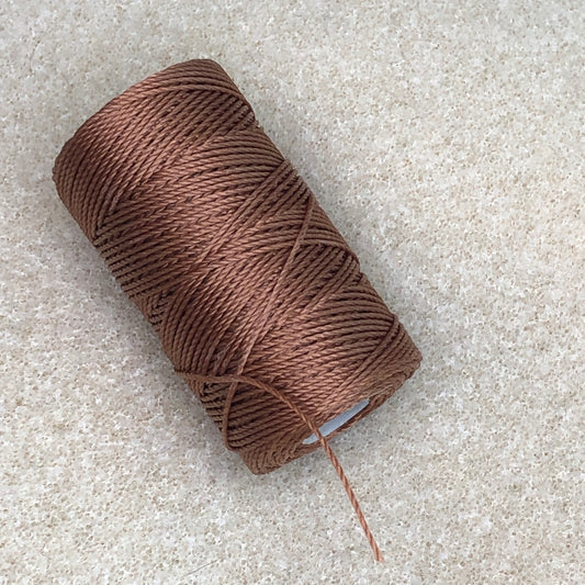 CLon Fine Wt Bead Cord Tex135 50 yd - Nutmeg