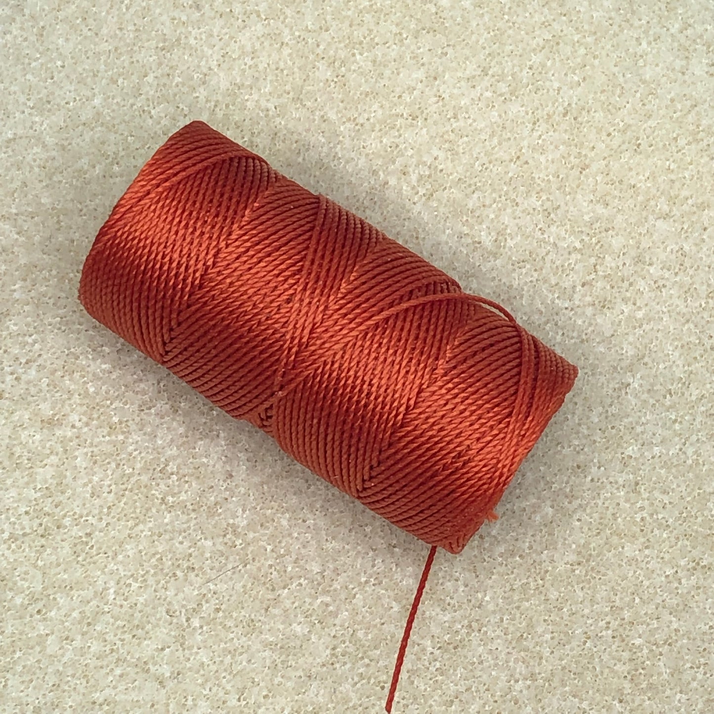 CLon Fine Wt Bead Cord Tex135 50 yd - Orange