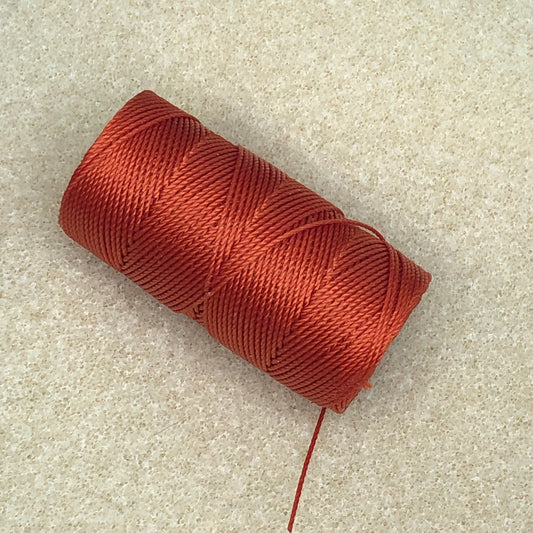 CLon Fine Wt Bead Cord Tex135 50 yd - Orange