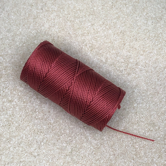 CLon Fine Wt Bead Cord Tex135 50 yd - Venetian Red