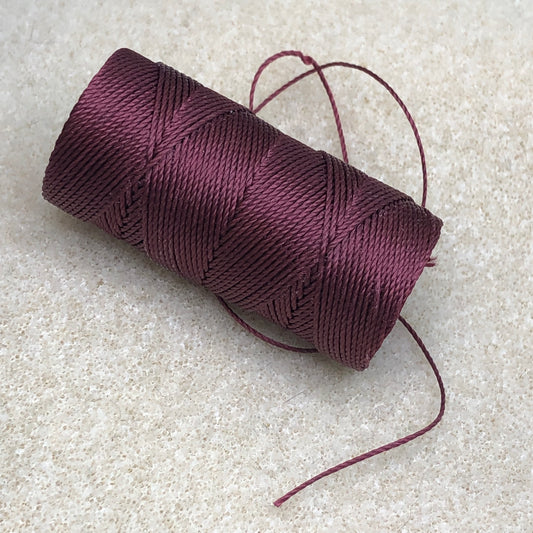 CLon Fine Wt Bead Cord Tex135 50 yd - Wine
