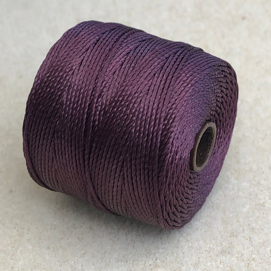 Slon Bead Cord 77 yrds Tex 210 - Eggplant