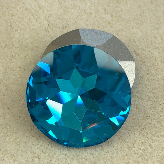 Dark Aqua - 27mm Rivoli Crystal