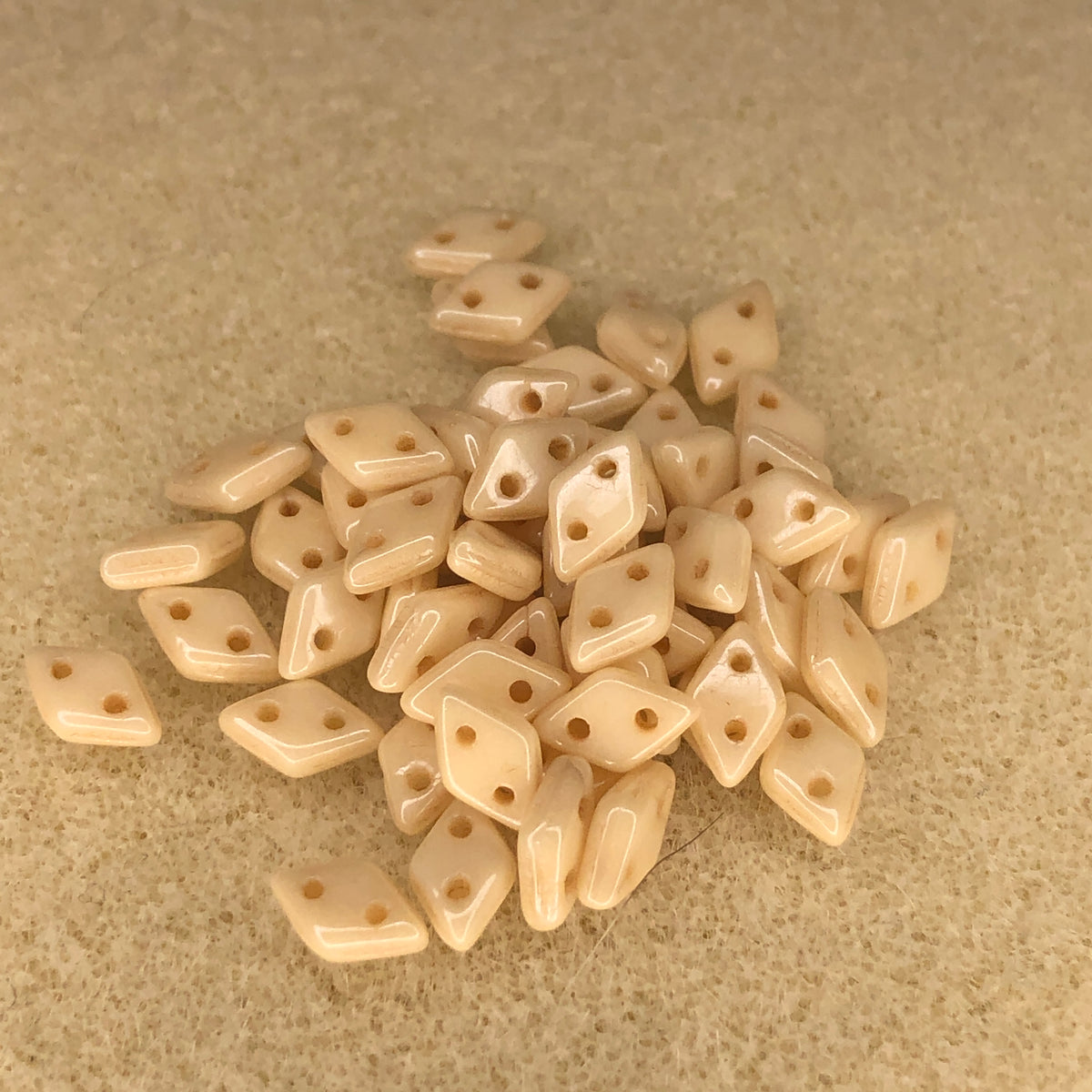 6.5x4mm CzechMates Diamonds - Luster Opaque Champagne