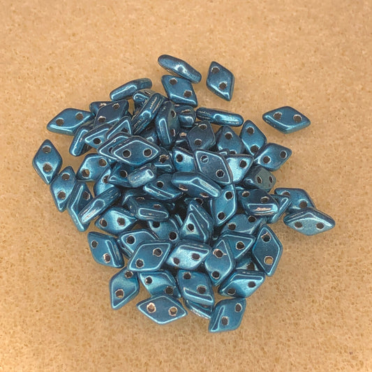 6.5x4mm CzechMates Diamond - Saturated Metallic Quetzal Green