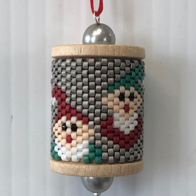 Elvish Fun Beaded Christmas Ornament Spool Pattern Tutorial