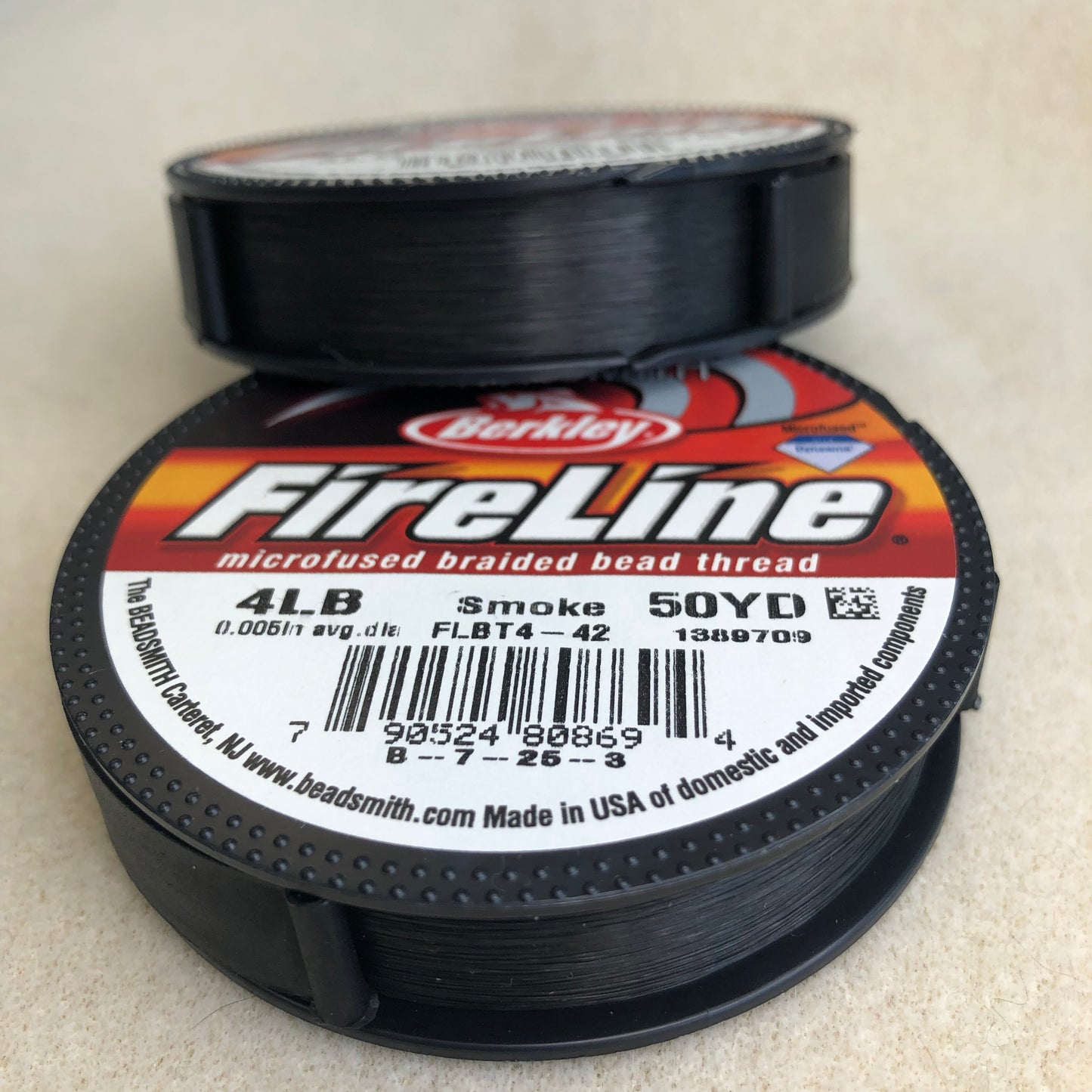 4 lb Fireline 50 yards - Smoke Grey