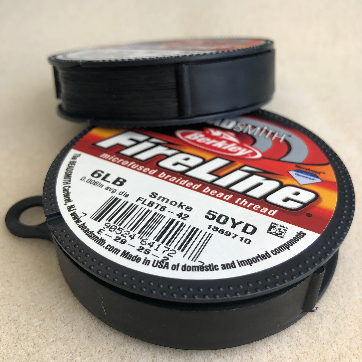6 lb Fireline 50 yards - Smoke Grey