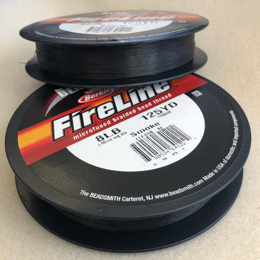 8 lb Fireline 125 yards - Smoke Grey