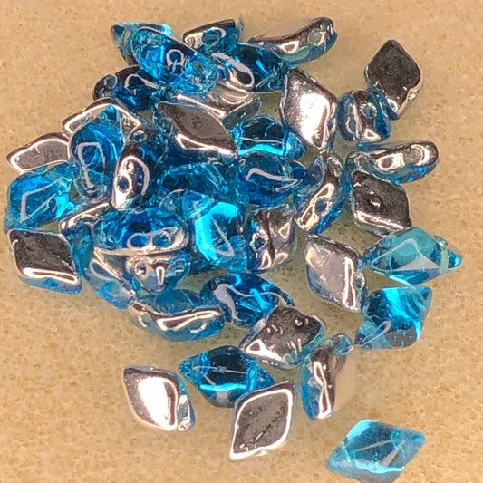8x5mm Gemduo - Backlit Aquamarine