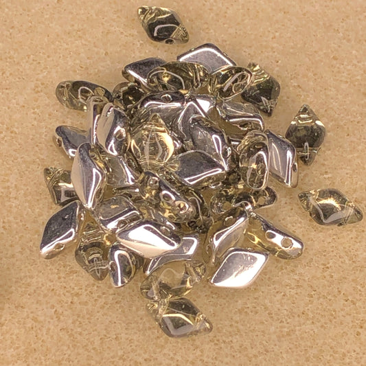 8x5mm Gemduo - Backlit Pearl Grey
